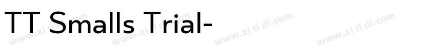 TT Smalls Trial字体转换